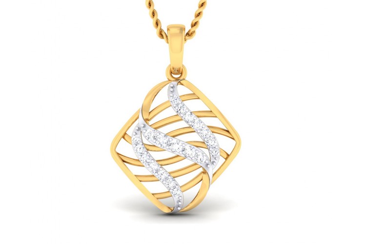 Adana Contemporary Diamond Pendant